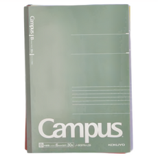 KOKUYO 國譽 Campus 點線B罫筆記本 B5 5本, 暗彩, 1組