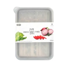 JVR 可冷凍好堆疊 長形不鏽鋼保鮮盒 330ml, 1個, 1個