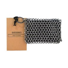 BAREBONES 鑄鐵鍋清潔網 316不鏽鋼 Mesh Scrubber CKW-329 10.8x7.6x2 cm, 1個, 1個