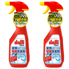 dalli 達麗 全效能浴室清潔劑 超強力抗菌去垢, 750ml, 2瓶