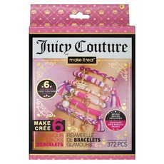make it real 美麗夢工坊 編繩組，含6個Juicy Couture飾物, 372 件, 酷甜魅力, 1盒