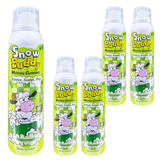 Snow Buddy 泡沫洗澡慕斯, 200ml 西瓜香 塑型泡泡, 5瓶