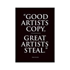 偉大的藝術家偷竊II 相框, 金色