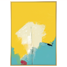菠蘿選畫所 陽光的白日夢III 掛畫 40 x 30cm 金色框, 金色