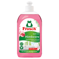 Frosch 德國小綠蛙 覆盆子洗碗精 500ml，天然配方，溫和不傷手，高效去除油膩，廚房清潔首選, 1瓶