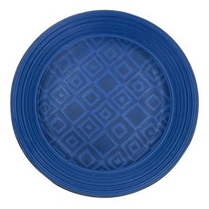 美濃燒 4.5皿 -日本製 瓷器, 鐵藍凌紋 藍色, 1個