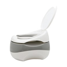 iFam 3合1兒童學習便盆 多功能嬰兒便盆 灰色