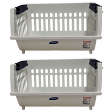 KEYWAY 聯府 高雅重疊架 L(445 x 326 x 242mm), P5-0091, 2個