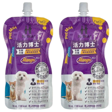 Dr.HoLI 活力博士寵物奶 益生菌 全齡犬貓用 180ml 芒果口味, 2盒
