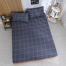 Ishur 伊舒爾 雲絲棉床包枕套組 床包 + 枕套 2個