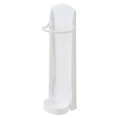 YOSHIKAWA 吉川 強磁傘架 Mag-On Umbrella Stand 白色 1個 - 簡約設計 輕鬆打造整潔玄關, 17.5x12.2x54cm