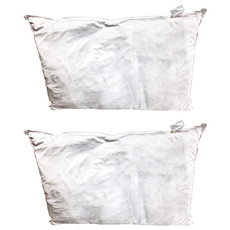 Margaery 飯店級天然羽絨枕 中高枕 1.1kg 白色, 48 x 72cm, 2個