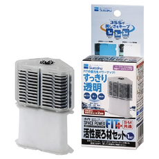 Suisaku 水作 內置過濾器替換濾材 活性碳+白棉 F3760, 1盒