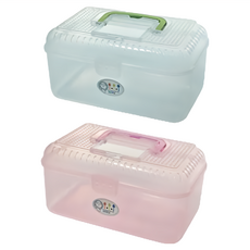 JUSKU 佳斯捷 小漢寶寵物箱 收納盒 置物盒, 顏色隨機, 2個