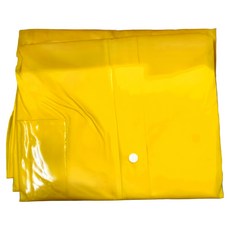 全身防護防疫面罩雨衣加長款, XL, 黃色, EVA環保面料