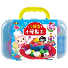 幼福 忍者兔 手提盒小麥黏, 蛋糕派對 顏色隨機, 298g, 1組