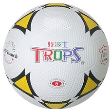 TROPS 特波士 足球 彩色足球 適用國中, 1個, 40251