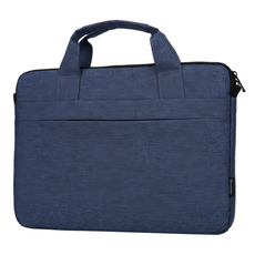 Oinuxer 電腦包, 輕薄大容量, 防潑水, 尼龍布+織布, 14~15吋(38 x 28cm), 藏青色, 1個