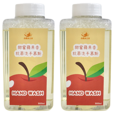 白魔女工坊 抗菌洗手慕斯 甜蜜蘋果香, 500ml, 2瓶