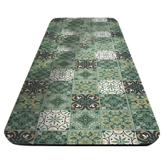 德利生活 廚房清新吸水軟地墊 120 x 40cm, 綠色 A款, 1件