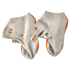 葉子小舖 雙排扣雨鞋套 米色 L, 1個