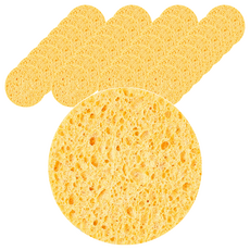 VITAHALO 深層潔顏海綿, 黃色, 6個, 36個