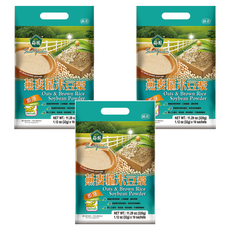 薌園 燕麥糙米豆漿, 多穀多健康, 營養豐富, 富含膳食纖維, 無人工香料色素, 即溶沖泡, 32g, 10包, 3袋