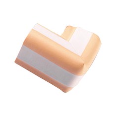 vanibaby 雙色加厚安全防撞角 密度高抗撕裂 拒水防污 柔軟高彈 附專屬雙面膠, 60 x 60 x 35mm, 木色, 10個