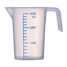 百貨King 帶刻度塑膠量杯, 300cc, 台灣製造, 5個
