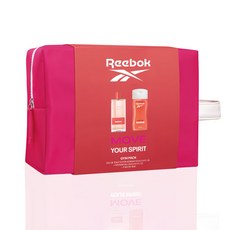 REEBOK 清新活力女性淡香水經典限量手拿盥洗包組 (淡香水100ml+沐浴膠250ml+手拿包), 1入
