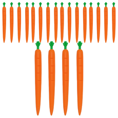 PINKFOOT 胡蘿蔔造型自動鉛筆套裝 矽膠材質, 0.5mm, 20支