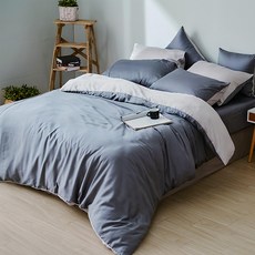戀家小舖 60支素色天絲雙人兩用被套 永恆系列 100%天絲 柔軟親膚 素雅不老氣, 沉穩灰