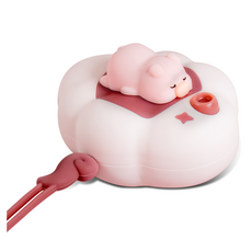 aibo USB 充電式 雲朵朵 暖蛋暖手寶(二檔調溫) 粉紅萌豬, USB-22T2