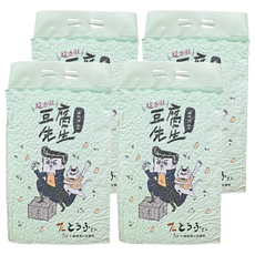 豆腐先生 破碎型豆腐貓砂, 活性碳, 7L, 4包
