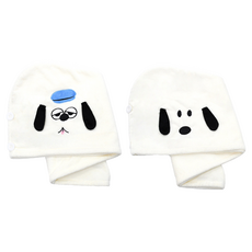 MORINO 摩力諾 SNOOPY史努比可愛造型超細纖維包頭巾2件組 SN910-1~2, 史努比 + 歐拉夫, 1組