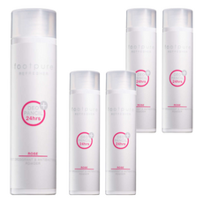 FOOTPURE 第三代鞋蜜粉 玫瑰香氛, 抗菌防止腳臭, 吸附腳汗保持乾爽, 穿鞋不穿襪, 100ml, 5瓶