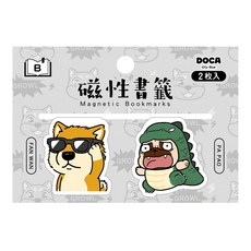 CCHING 青青文具 造型磁性書籤 Set, B款, 2個