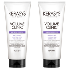 KERASYS 植萃系抗損護髮素 扁塌髮, 300ml, 2條