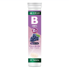台塑生醫 MD Formula 醫之方 維生素B群 + 鋅發泡錠, 20顆, 1瓶
