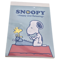 收納王妃 SNOOPY 小日子 萬用MEMO本, 淺藍, 2個, 1組