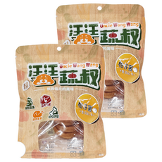 Uncle Wang Wang 汪汪蔬叔 蔬果肉餅, 柑仔蜜, 60g, 2包