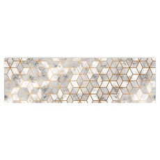 半島良品 PVC防油防水皮革地墊, 凡爾賽金 灰色, 1件