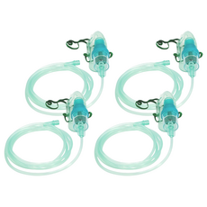 E-G MED 醫技 大人款 氧氣面罩組 EG-1106, 4組