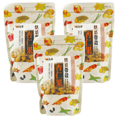 元氣家 烘焙帶殼杏仁果, 美國加州產, 200g, 3包