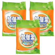 加倍潔 茶樹+小蘇打制菌潔白超濃縮洗衣粉, 食品級小蘇打, 防潮蓋設計, 2kg, 3包