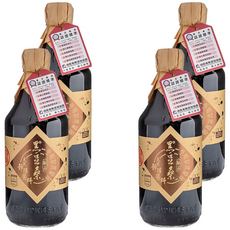 黑豆桑 天然極品全能缸底醬油, 非基因改造黑豆黃豆釀造, 550ml, 4瓶