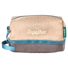 m square 洗漱包 雙層乾溼分離