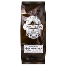 gomgom 衣索比亞耶加雪菲咖啡豆, 500g, 1包