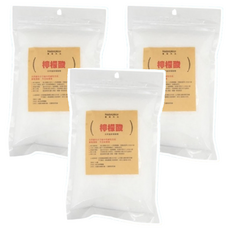 MasterClean 潔屋選物 環保清潔劑檸檬酸, 水垢 尿垢 清潔, 600g, 3包