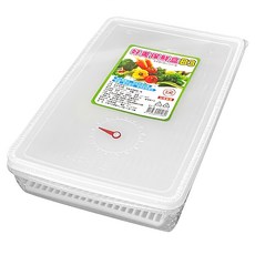 LM 力銘 好美保鮮盒 B3, 2.8L, 冰箱保鮮收納盒, 食物儲存盒, 台灣製, 1入, 1個